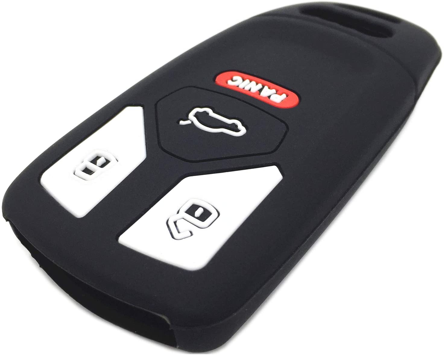 Premium Silicone Rubber Key Case Cover for Audi Remote Key - Durable Protection for A3 A4 A5 A6 Q5 Q7 - Perfect for Everyday Use & Travel