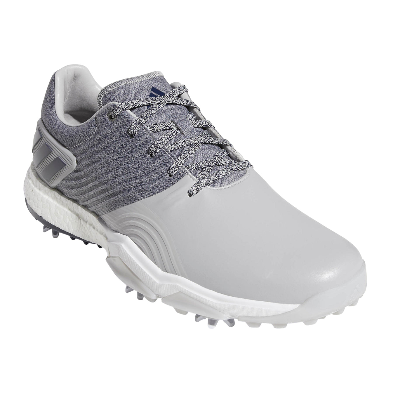 Adidas Adipower 4orged Gray Men's Golf Shoes - Lightweight Spiked Golf Shoes for Men with Comfort & Traction - Perfect for Golf Course & Driving Range