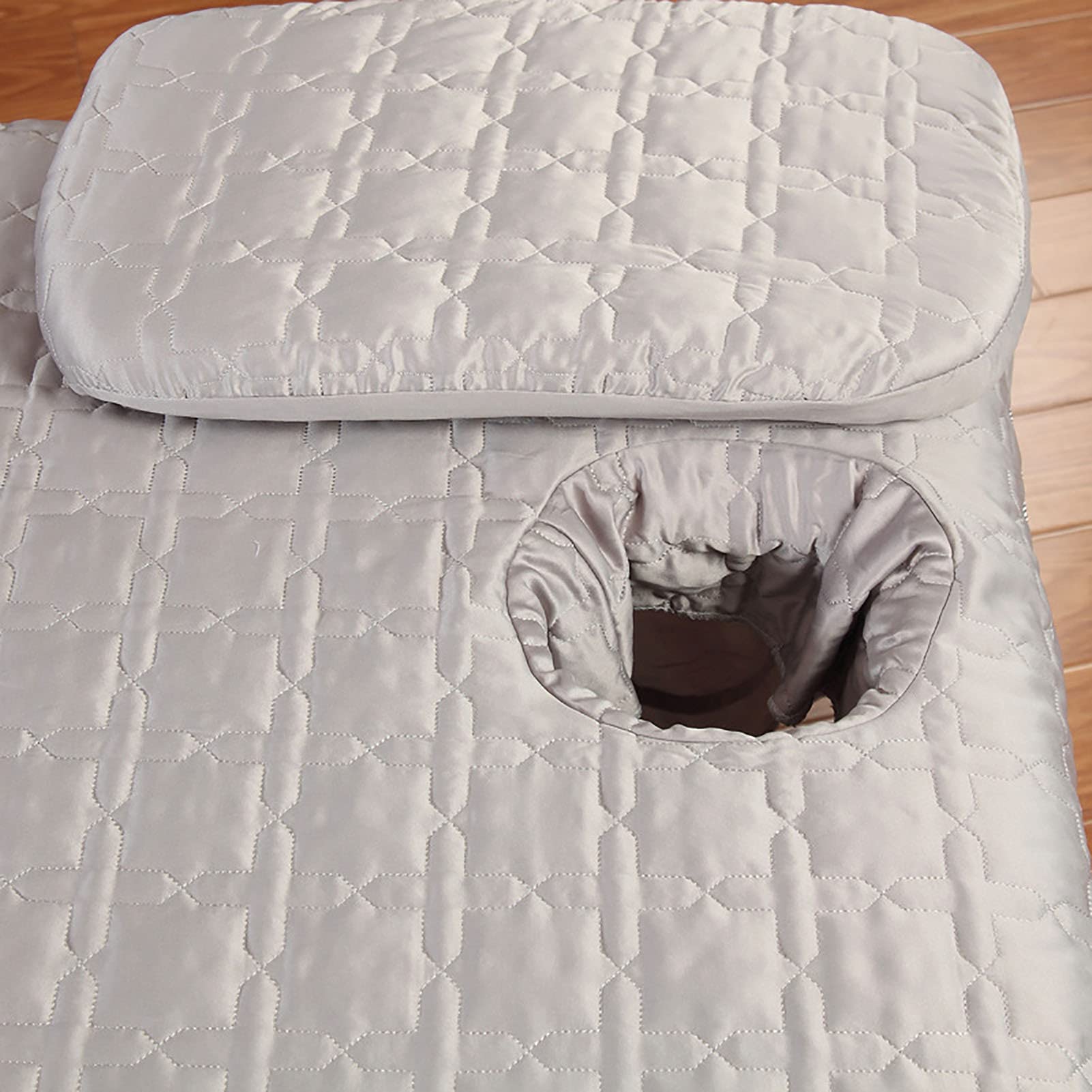 4-Piece Microfiber Massage Table Sheet Set - White 190x70cm (75x28in) - Soft, Stain-Resistant Beauty Salon Bed Cover for Massage Therapy, Spa & Facial Treatments - Perfect for Professional Massage Tables, Salon Beds and Home Use