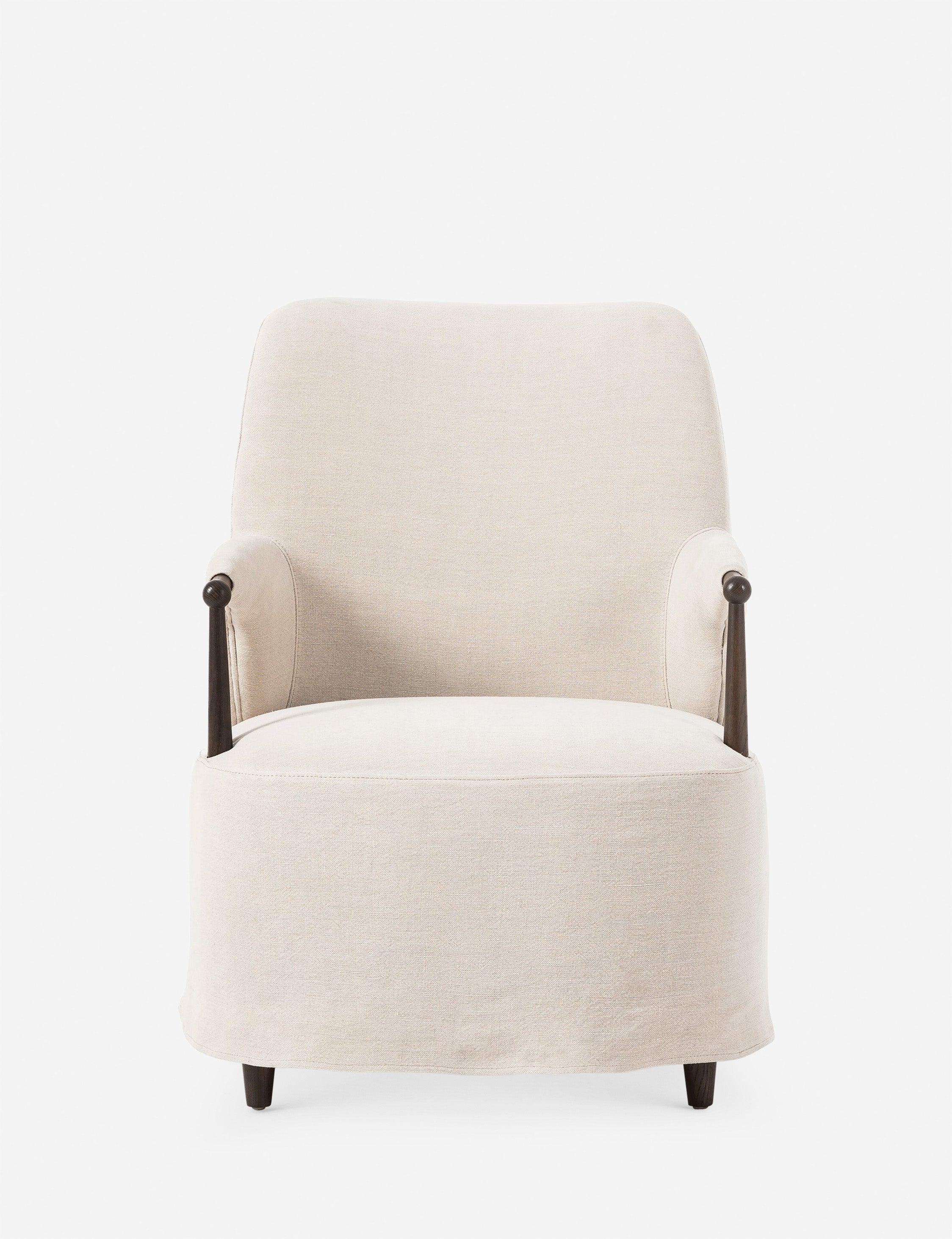 Brently Accent Chair by Amber Lewis x Four Hands - Modern Upholstered Lounge Chair for Living Room, Bedroom & Office Decor - Perfect for Reading Nook or Cozy Corner