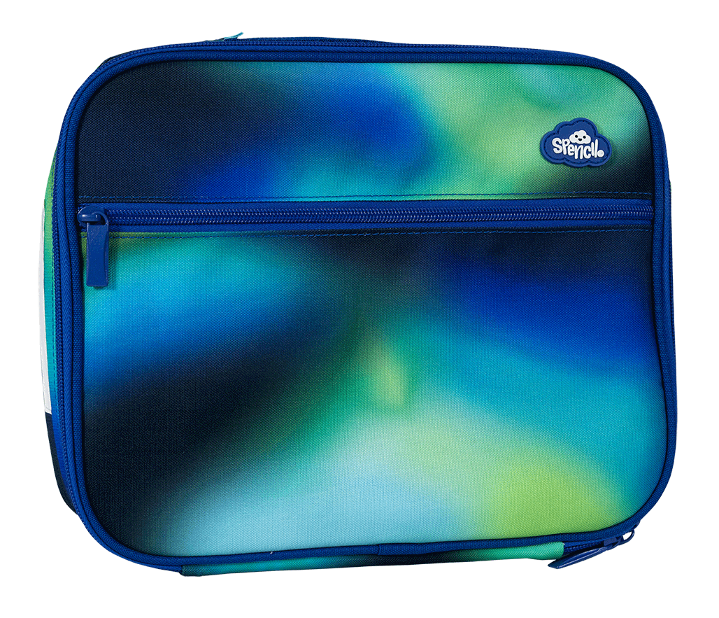 Spencil Insulated Lunch Bag with Chill Pack - Galactic Glow | Leakproof Cooler Lunch Box for Work, School & Picnics | Perfect for Adults & Kids | BPA-Free & Eco-Friendly