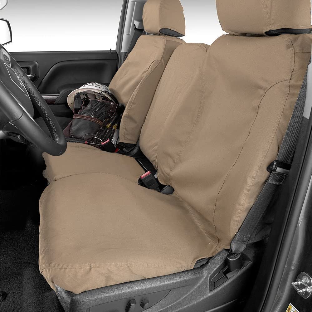 Covercraft SS2476PCTP Custom Fit Car Seat Covers - Premium Protection for Trucks & SUVs | Perfect for Off-Roading, Work Commutes & Family Road Trips