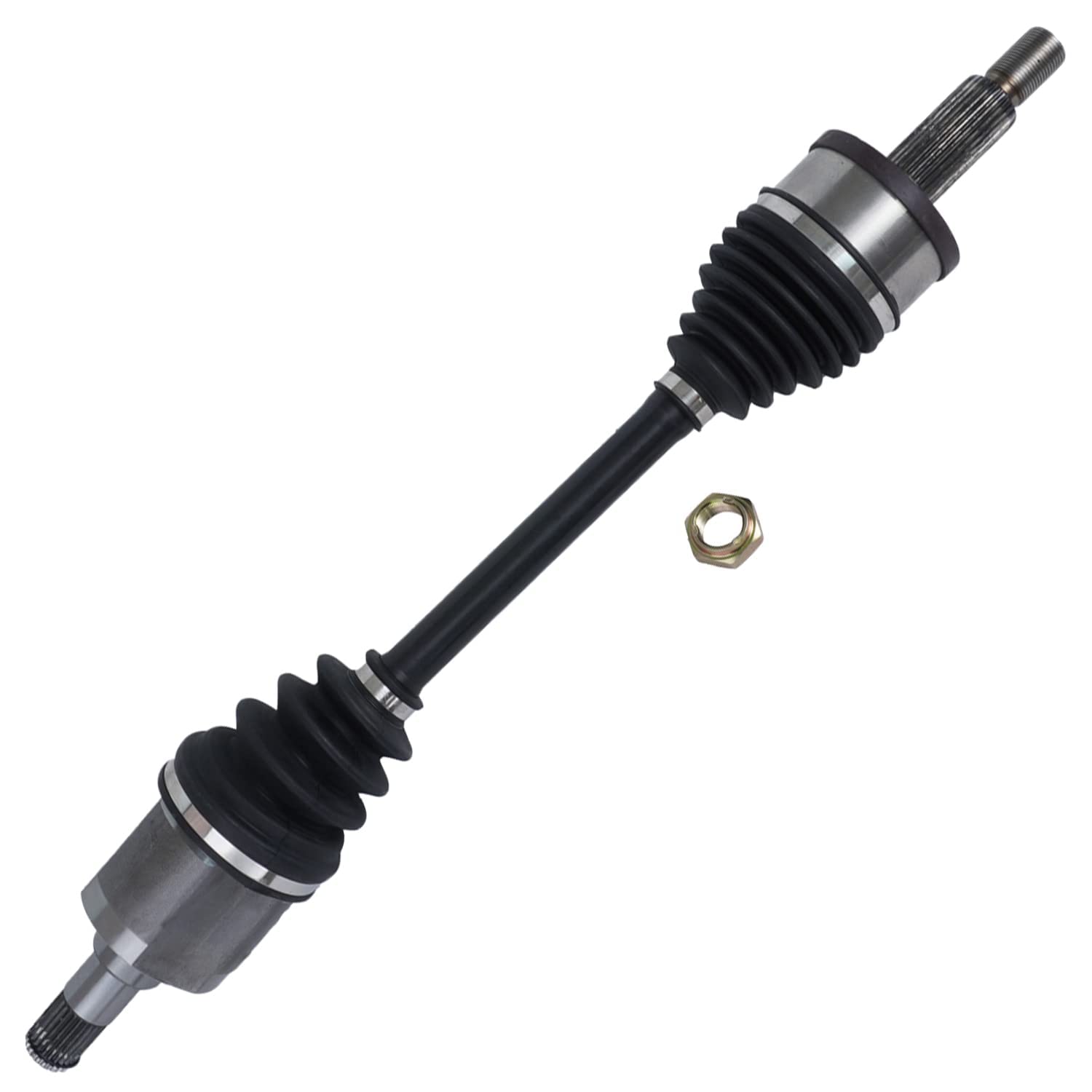 Detroit Axle - 2pc Set AWD Front Passenger Side CV Axle Wheel Bearing & Hub Assembly Replacement for Chrysler 300 Dodge Charger Magnum - Perfect for Off-Roading & Daily Commuting