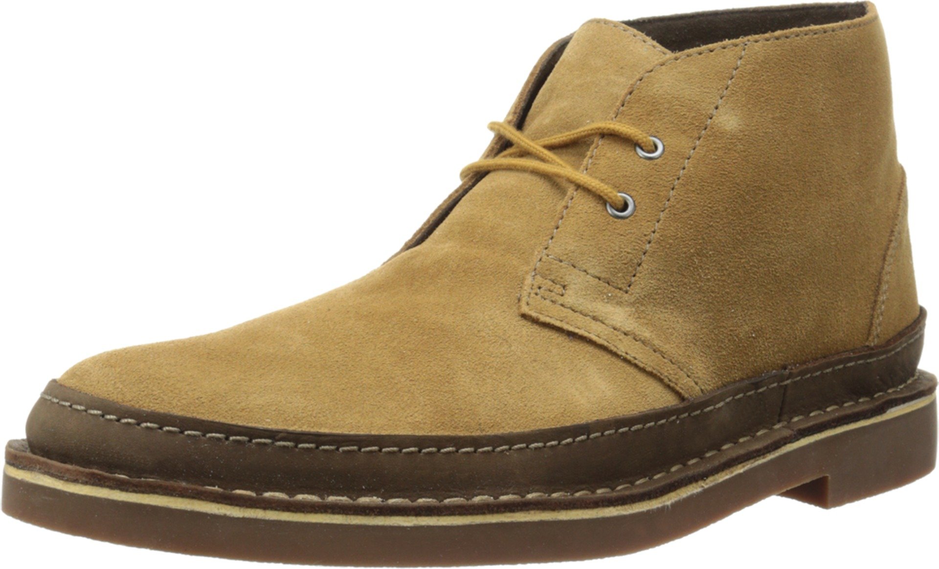 Clarks Men's Bushacre Rand Leather Chukka Boots - Comfortable & Stylish for Casual Wear, Work & Outdoor Activities