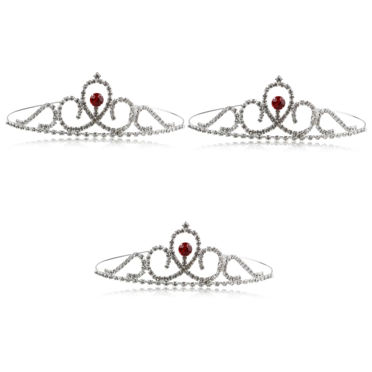 ABOOFAN 3-Piece Kids Hair Accessories Set - Rhinestone Bridal Tiara, Headband & Hairpins for Weddings, Christmas & Special Occasions | Sparkling Hair Jewelry for Flower Girls, Pageants & Birthday Parties