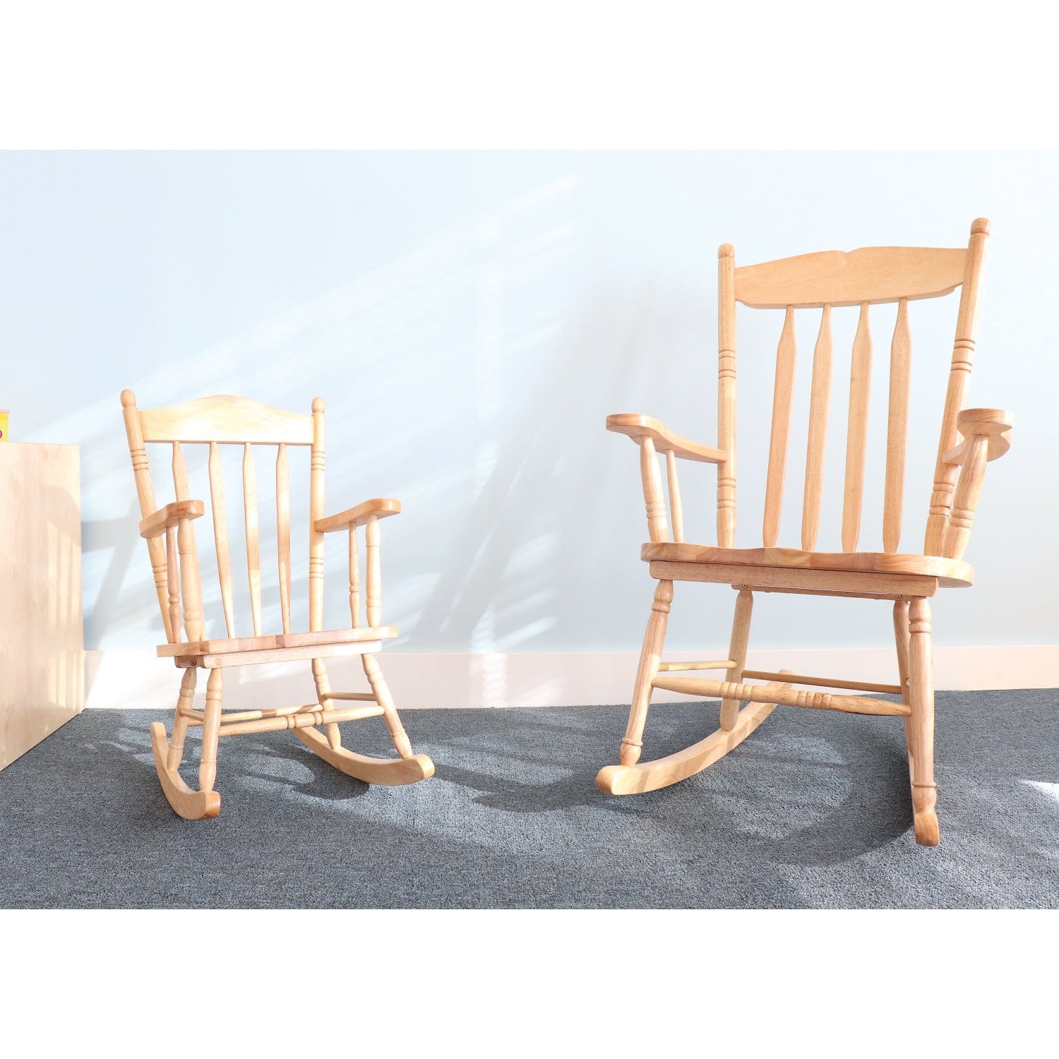 Wooden Kids Rocking Chair - Sturdy & Safe Toddler Rocker for Nursery, Bedroom, or Playroom - Perfect for Reading, Relaxing & Playtime