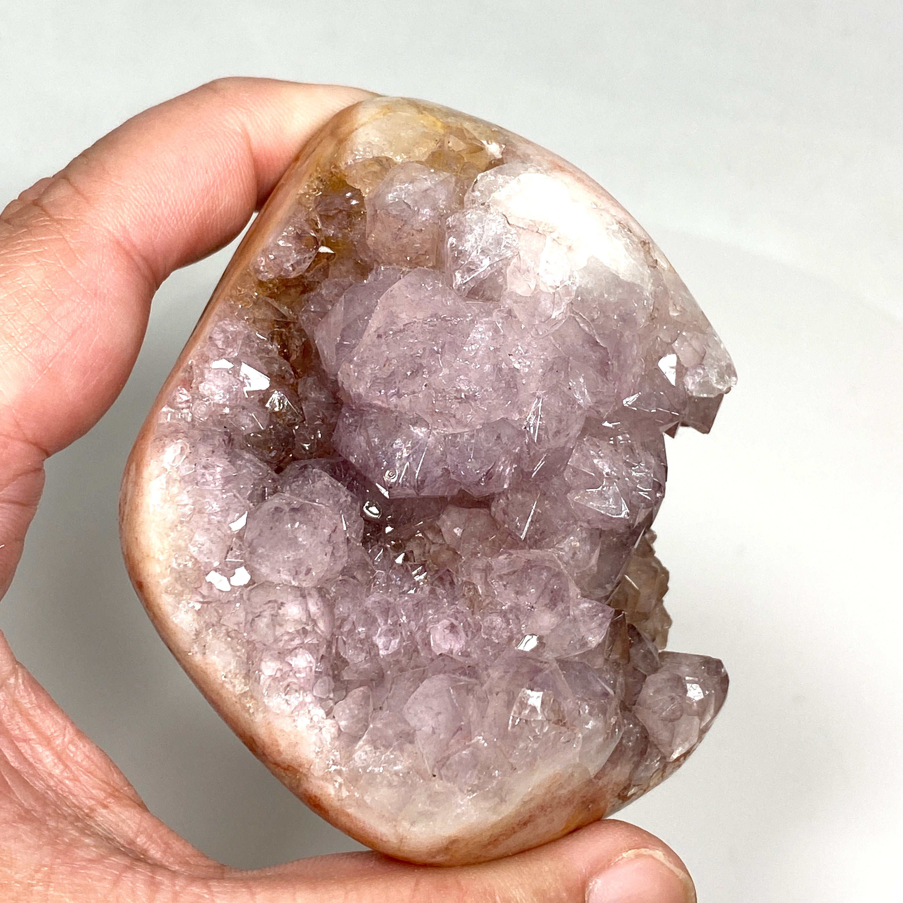 Natural Pink Amethyst Freeform Stone - Healing Crystal for Meditation, Yoga & Home Decor | PAF 06 | Spiritual Gift for Women & Men