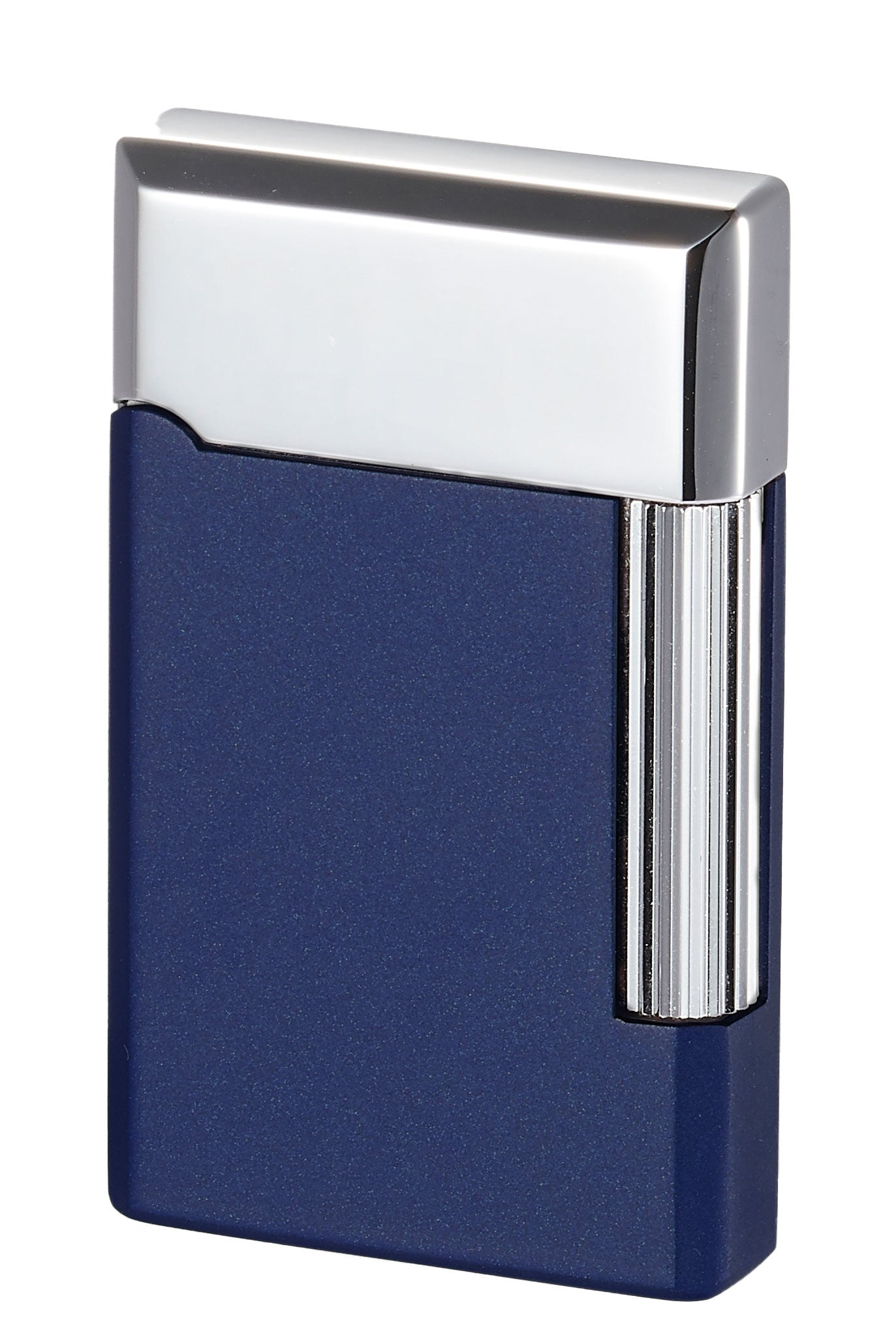 Visol Pyxis Navy Blue Flint Lighter - Windproof Refillable Butane Lighter for Cigarettes, Candles & Outdoor Use | Elegant Gift for Men & Women