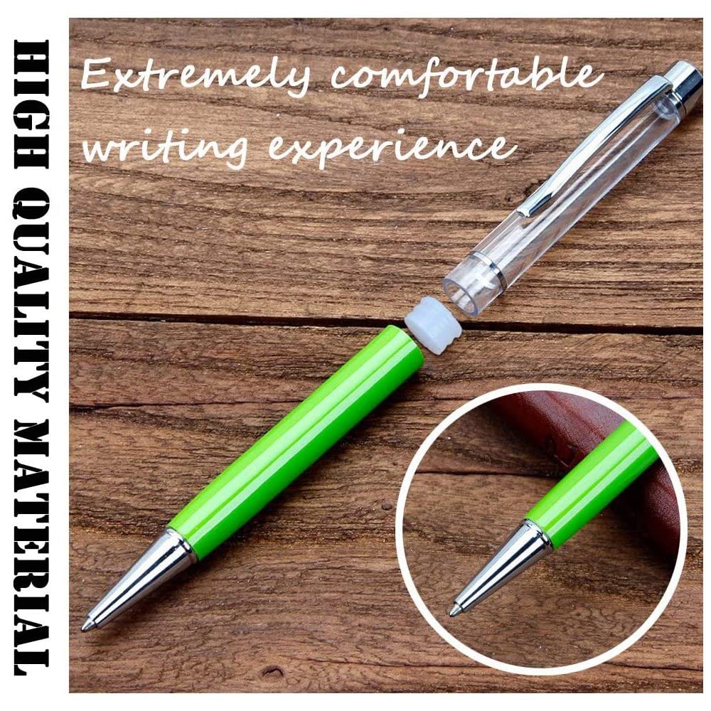 28-Pack Colorful Empty Tube Floating DIY Pens - Liquid Sand Pen Supplies for Crafts, Gifts & Party Favors - Perfect for DIY Projects, School Activities & Creative Writing
