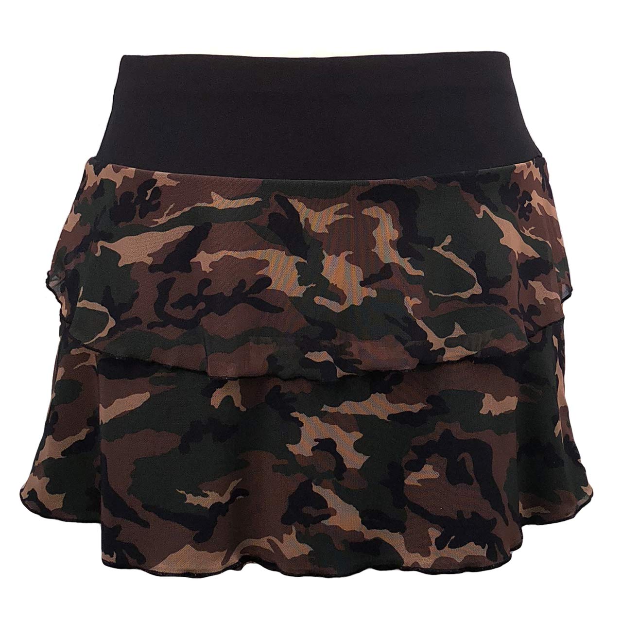 Women's Camo Print Mesh Skirt - Stylish & Comfortable for Outdoor Adventures, Hiking, and Casual Wear