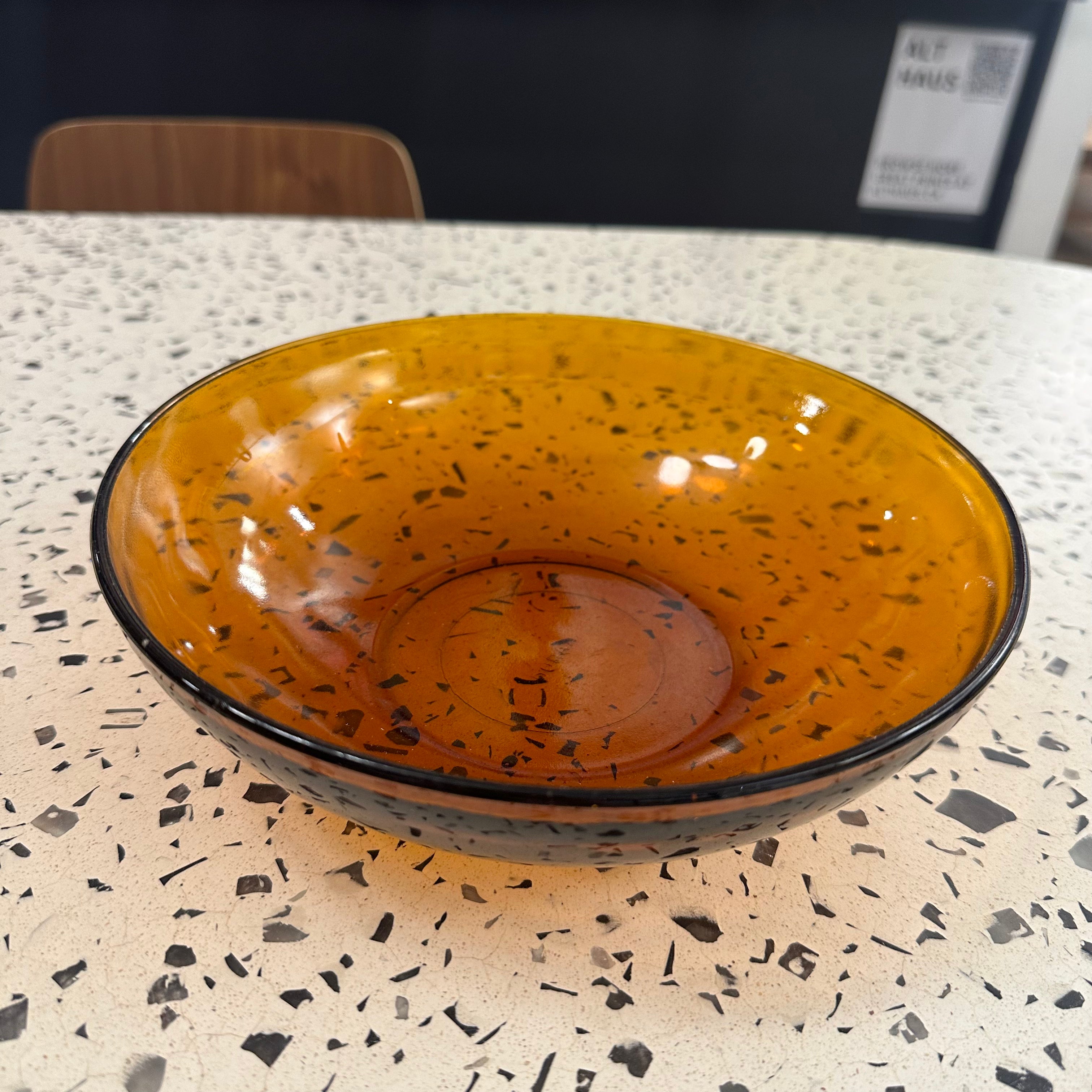 Amber MCM Durax Serving Bowl - Elegant and Durable Stoneware for Entertaining - Perfect for Salads, Pasta, and Party Appetizers