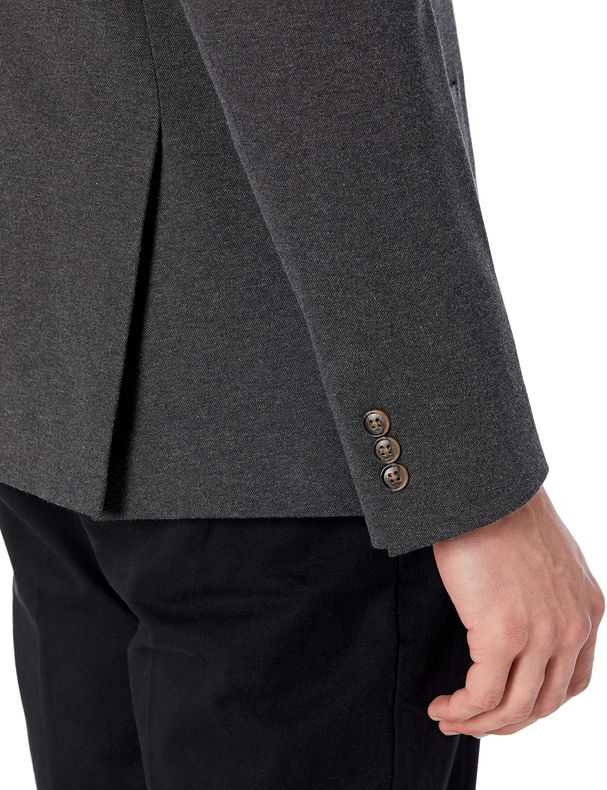 Amazon Essentials Men's Slim Fit Unlined Knit Blazer - Lightweight Stretch Comfort Sport Coat for Business Casual, Office & Wedding Events