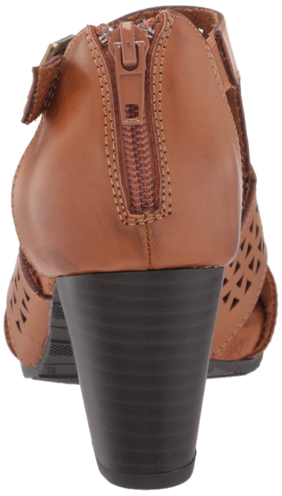 Easy Street Women's Block Heel Sandals - Comfortable Luggage Heels for Travel & Walking | Perfect for Vacations, Work & Casual Outings