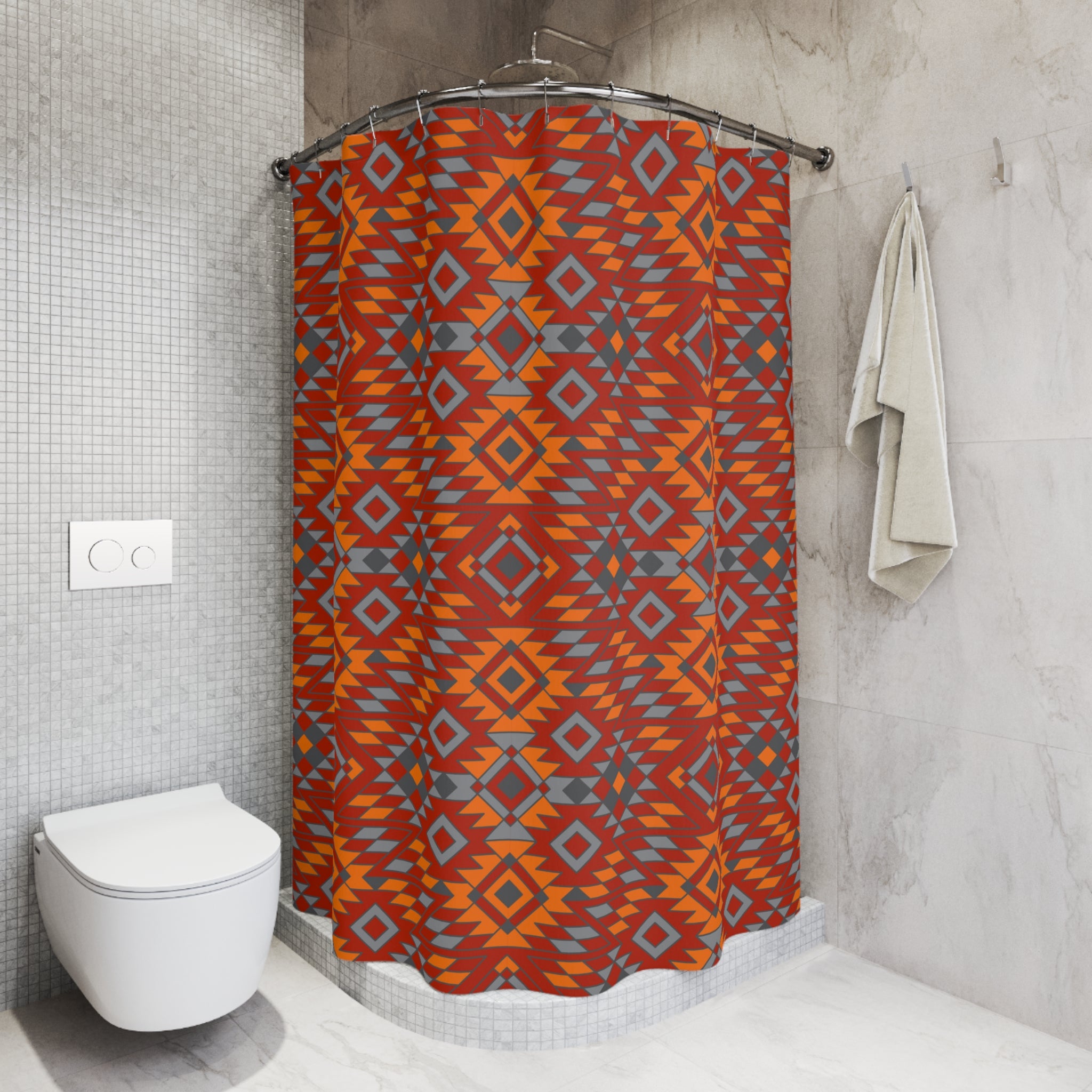 Redrock Canyon Southwestern Shower Curtain - Waterproof Bathroom Decor for Western Theme Homes | Perfect for Rustic, Desert & Boho Style Bathrooms