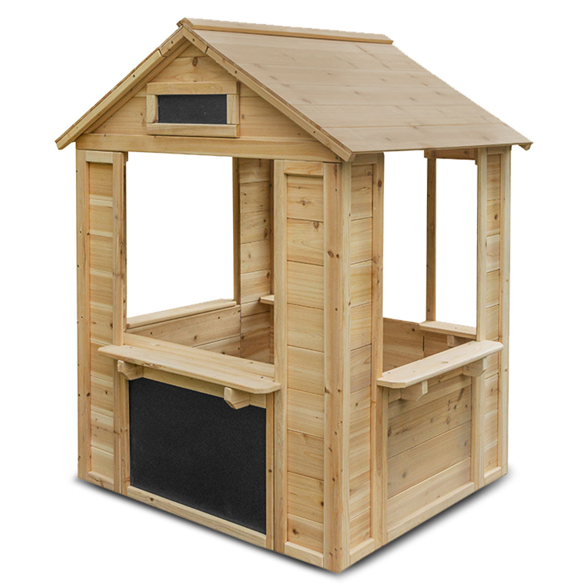 Premium Cafe Chino Cubby House for Kids - Durable Wooden Playhouse for Indoor & Outdoor Fun - Perfect for Backyard, Garden, and Playroom Adventures