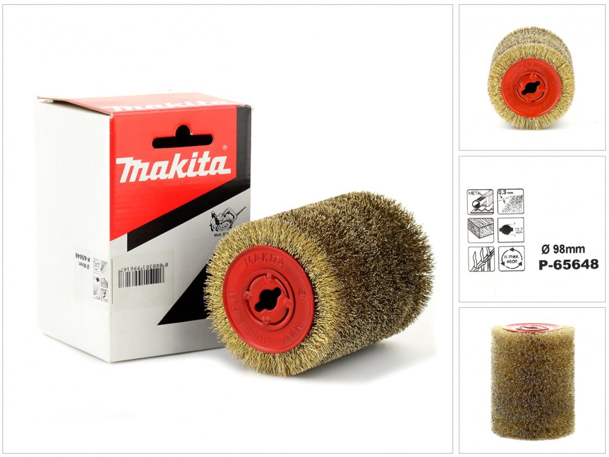 Makita P-65648 Wheel Sander Accessories Kit - Replacement Sanding Wheels for Makita Sanders - Perfect for Woodworking, Metal Polishing & DIY Projects