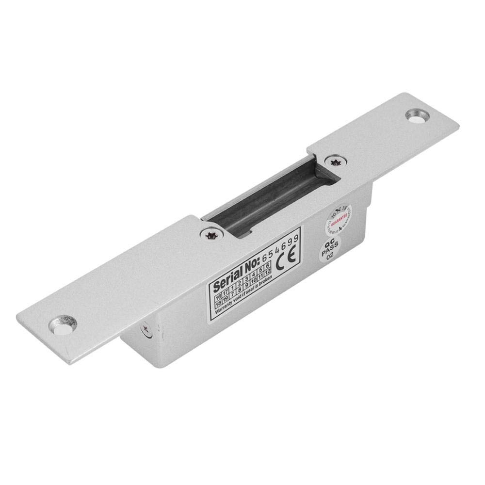 Bewinner Electric Strike Lock - 500kg Thrust Resistant Access Control System (NC/NO Cathode) for Wood & Metal Doors - Secure Home Office & Commercial Entryways