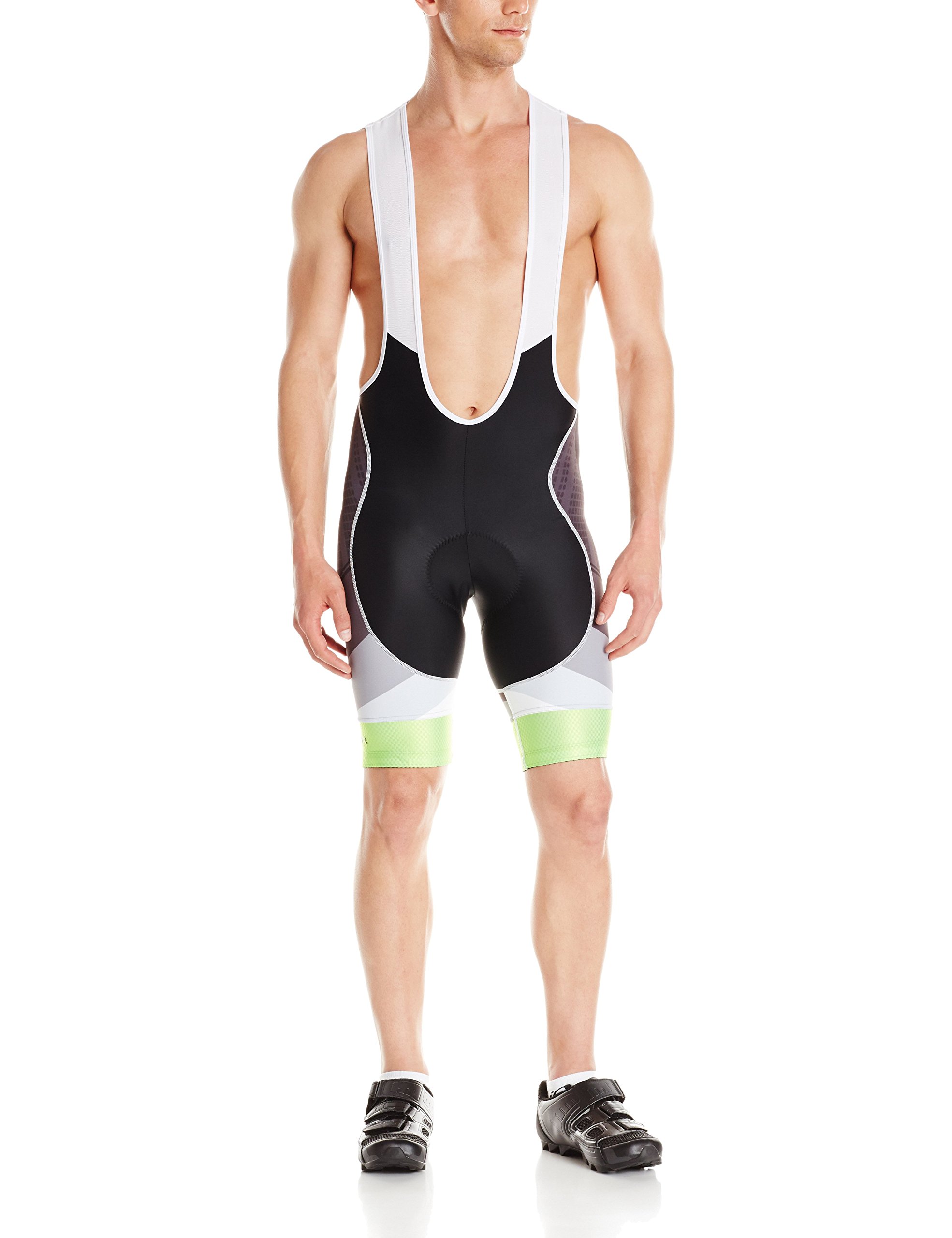 Primal Wear Men's Sound Barrier Helix Bib Cycling Shorts - High-Performance Bike Shorts for Road & Mountain Biking - Comfortable & Breathable for Long Rides