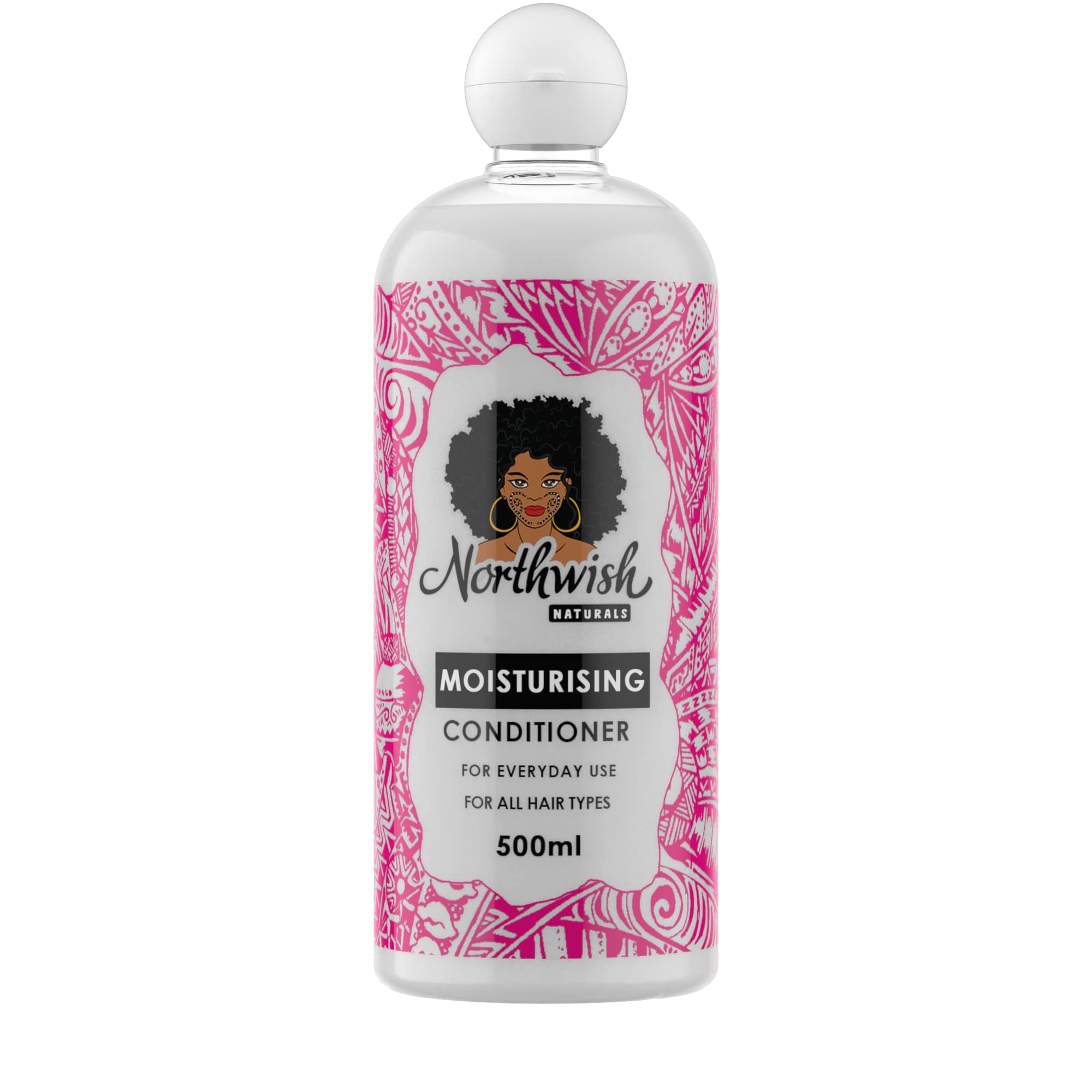 Northwish Naturals Moisturizing Conditioner for Dry & Damaged Hair - 500ml Hydrating Hair Treatment with Natural Ingredients - Perfect for Daily Use & Salon-Quality Results at Home