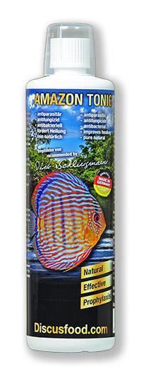 Premium Discus Food Amazon Tonic - Enhances Fish Health, Reduces Diseases & Infections | Ideal for Tropical Fish, Aquarium & Discus Care