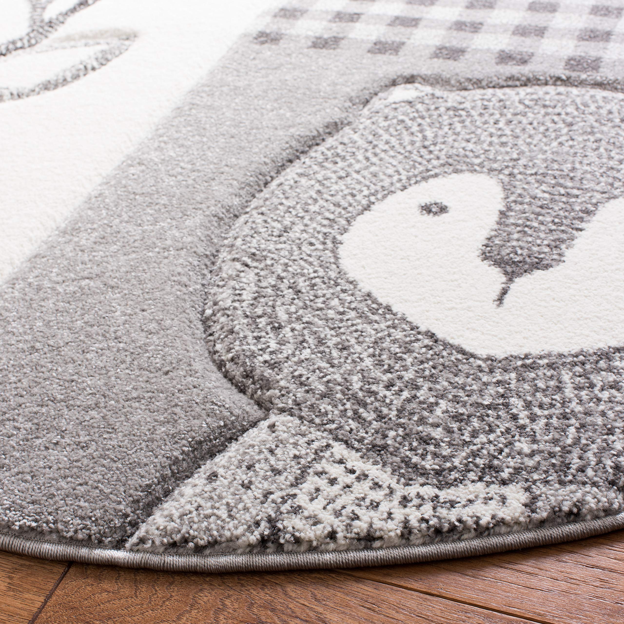 SAFAVIEH Carousel Kids Collection Round Area Rug - 5'3