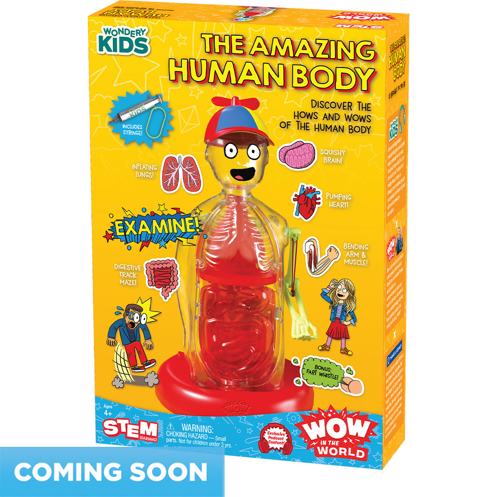 Wow in the World: The Amazing Human Body Book - Explore Human Anatomy for Kids & Teens - Perfect for Homeschooling, Science Class & Gift Giving (Coming Fall 2025)