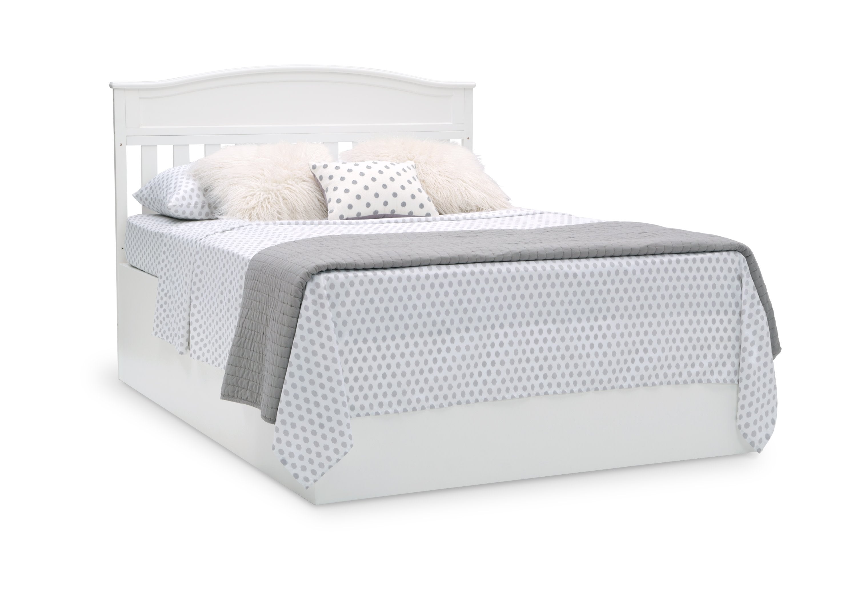 Emery Deluxe 6-in-1 Convertible Baby Crib - Toddler Bed, Daybed & Full-Size Bed - Modern Nursery Furniture for Newborns to Teens - Perfect for Small Spaces & Growing Families