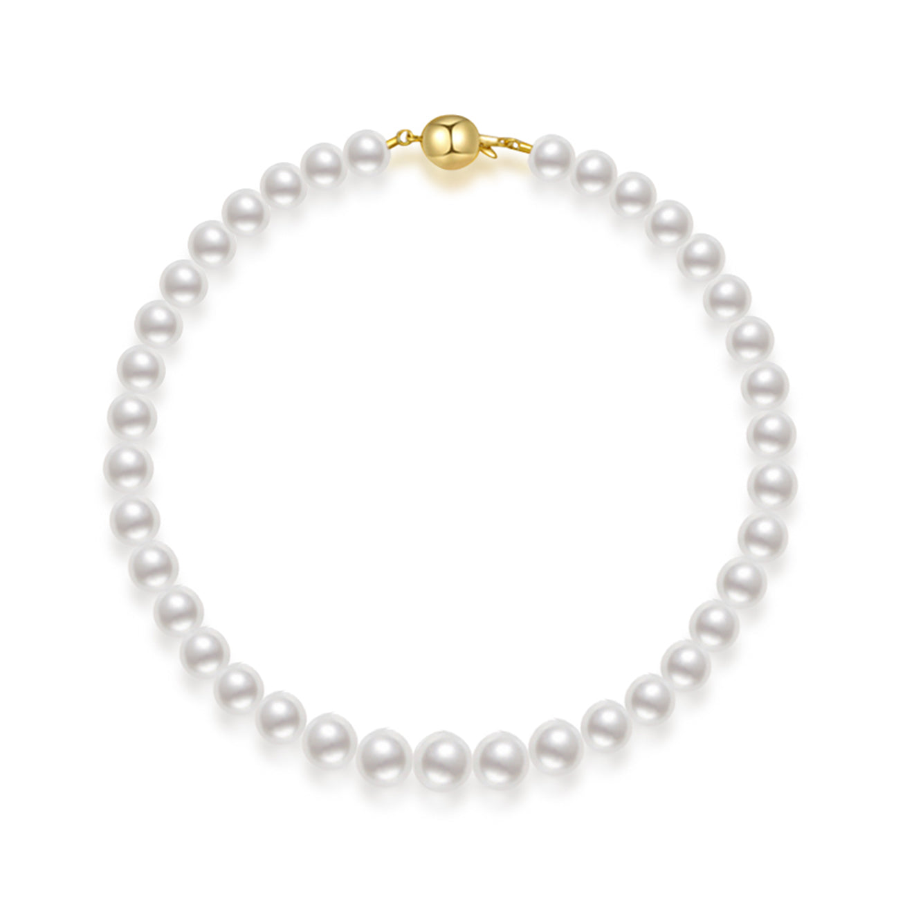 18K Gold Australian White Pearl Necklace - Elegant Women's Jewelry Gift for Wedding, Anniversary & Special Occasions | KN00244