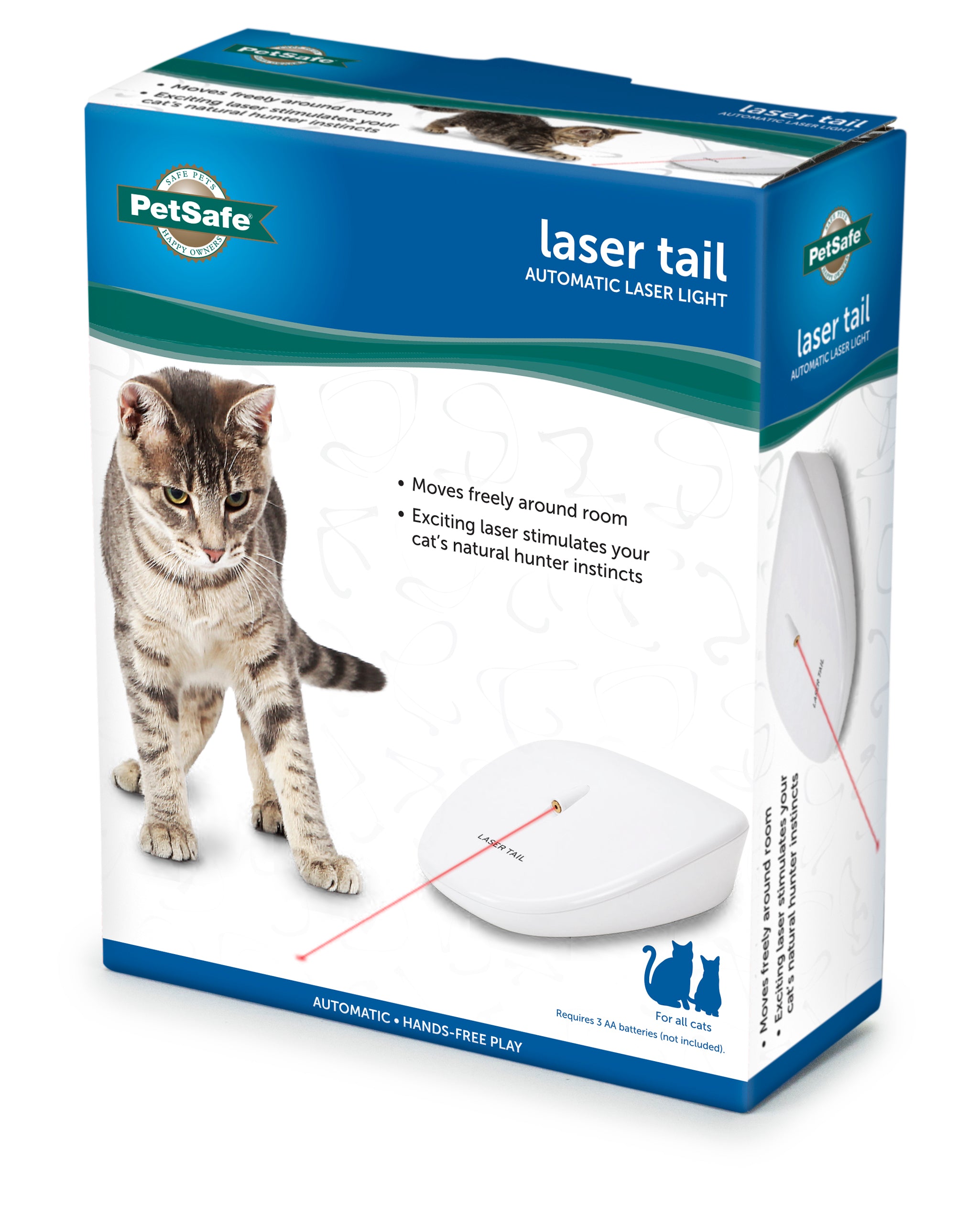 Automatic Laser Cat Toy with Random Movements - Interactive Pet Toy for Cats by PetSafe® | Fun Exercise & Playtime for Indoor Cats