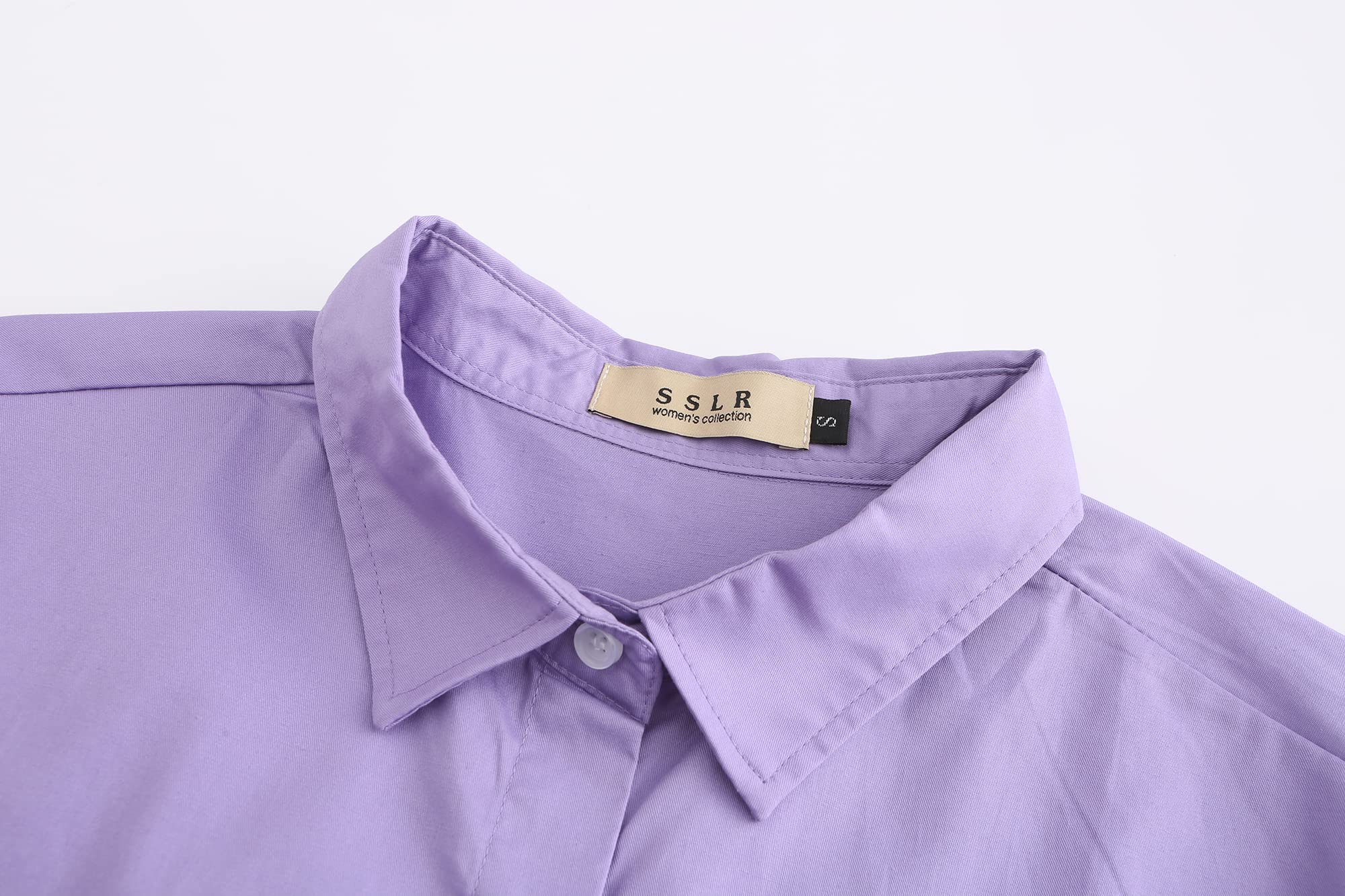 Oversized Button Down Shirts for Women - Long Sleeve Casual Dress Shirts | High Low Hem | Perfect for Office, Date Night & Everyday Wear