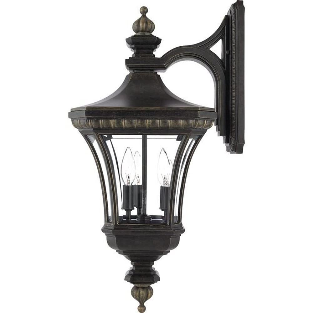 3-Light Large Traditional Outdoor Wall Lantern - 71-Bel-618881 - Perfect for Porch, Patio, Garden & Entryway Lighting