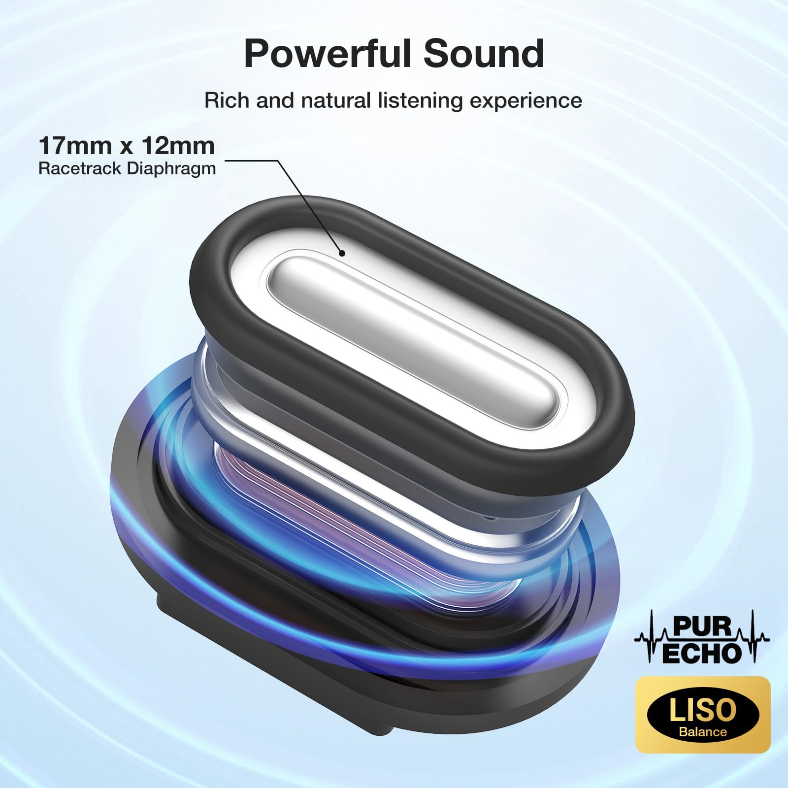 CT3 Open Ear Bluetooth Headphones with 32Hrs Playtime - IPX5 Waterproof, 4-Mic ENC for Crystal Clear Calls, Custom EQ App, Comfortable Earhooks - Perfect for Running, Cycling, Gym & Outdoor Sports