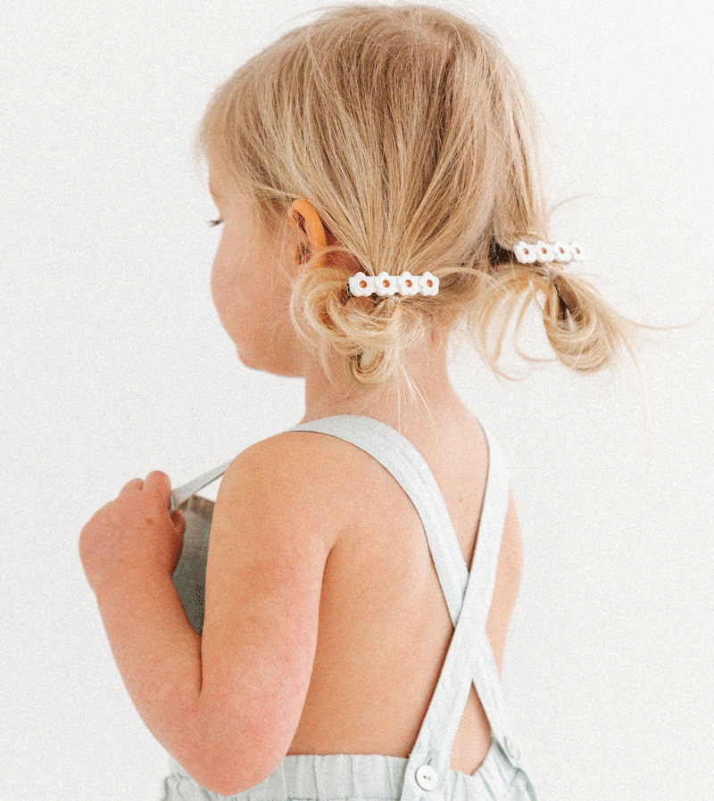 Wunderkin Cloud Flower Hair Clip - Boho Floral Hair Accessory for Women & Girls - Perfect for Weddings, Parties & Everyday Wear
