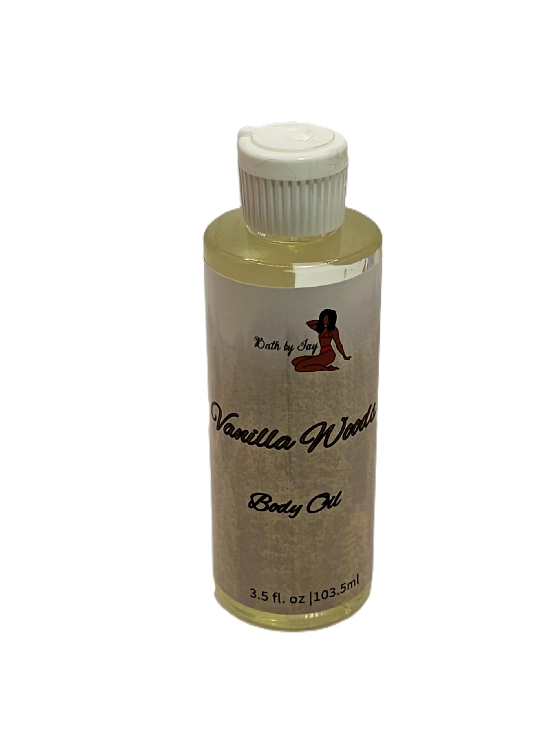 Vanilla Woods Body Oil - 3.5 fl oz Natural Moisturizing & Hydrating Dry Skin Care for Women & Men - Perfect for Massage, Aromatherapy & Daily Skincare Routine
