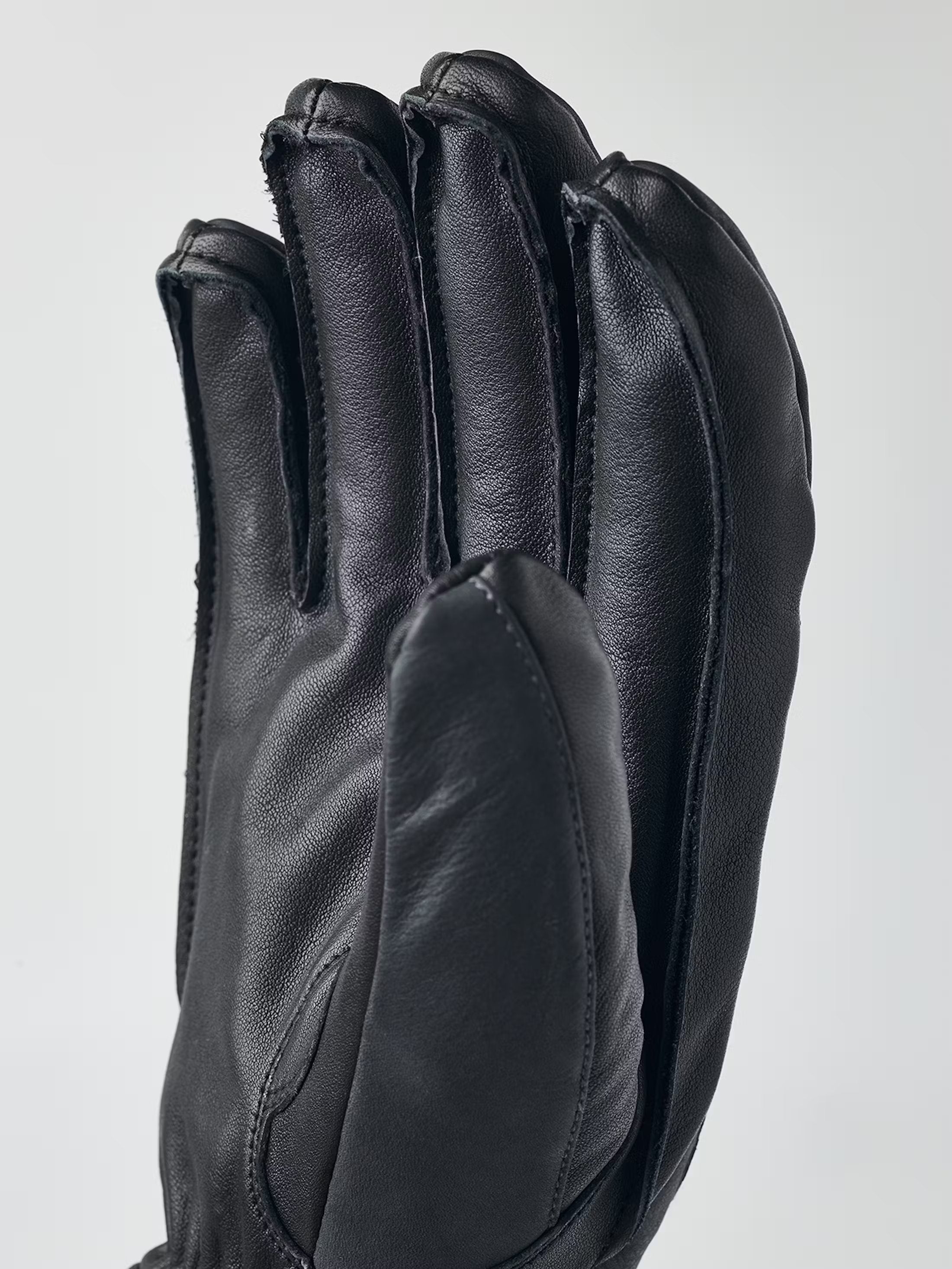 Army Green Leather Wool Terry Lined Winter Gloves for Men - Warm & Durable Cold Weather Gloves for Outdoor Activities, Hiking, and Military Use