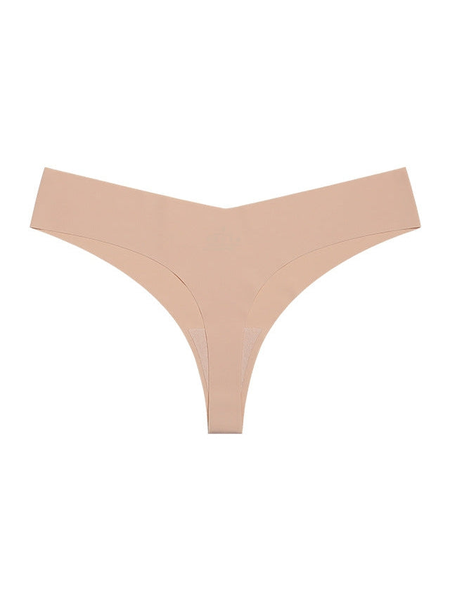 ZASUWA Women's Seamless V-Shape Waisted T-Back Underwear - Sexy Comfortable Lingerie for Everyday Wear & Special Occasions