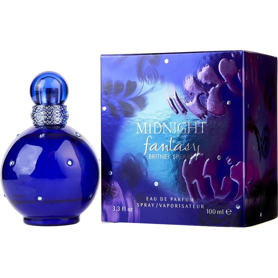 Britney Spears Midnight Fantasy Eau De Parfum Spray for Women - Floral Fruity Fragrance, Long-Lasting Perfume for Date Night & Special Occasions