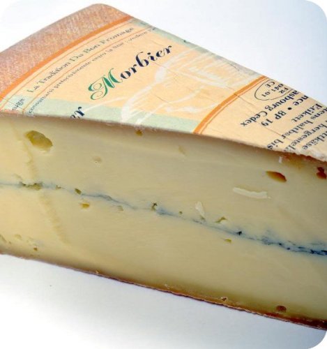 Premium Morbier Cheese - 8 oz | French Semi-Soft Cow's Milk Cheese with Ash Layer | Perfect for Charcuterie Boards, Wine Pairings & Gourmet Cooking