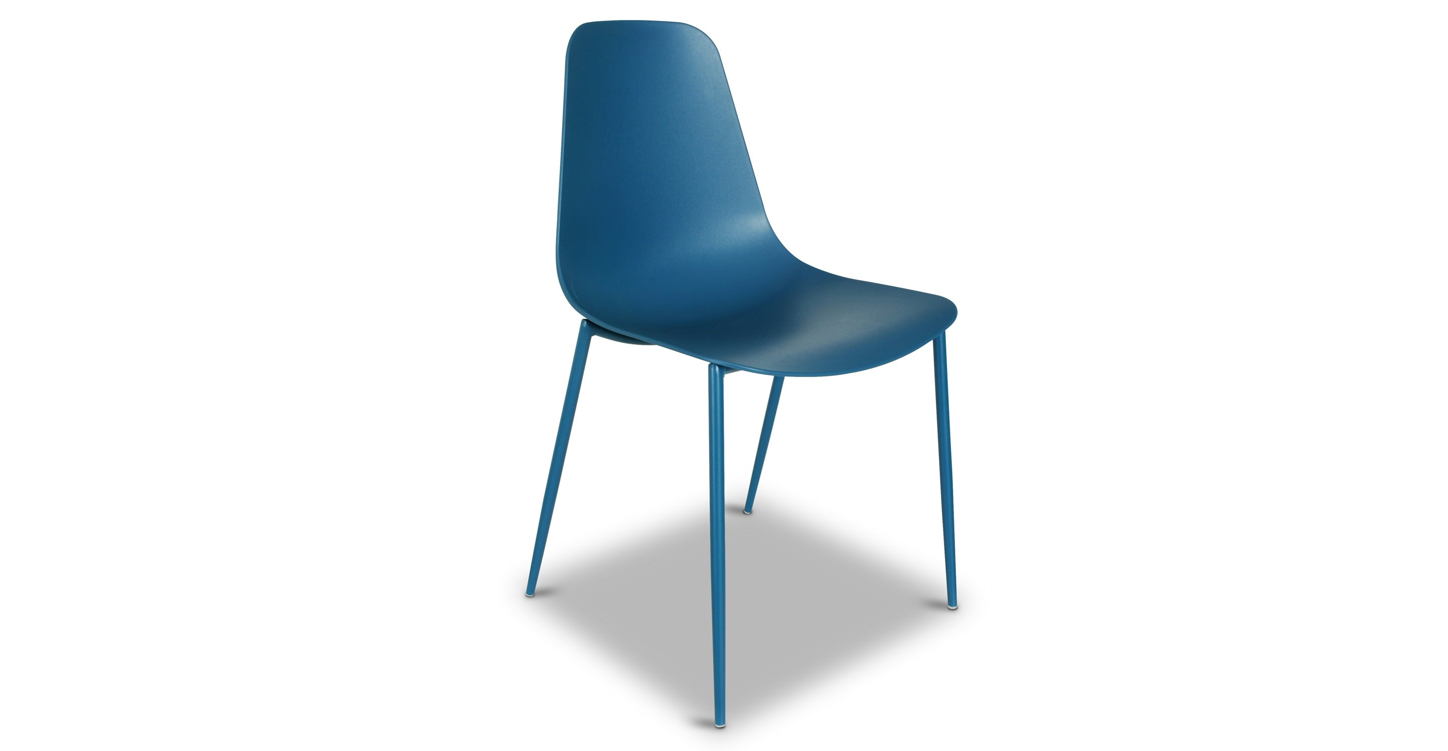 Isla Dining Chair - Modern Wooden Dining Room Chairs Set of 2, Comfortable Upholstered Seat with Sturdy Metal Legs - Perfect for Kitchen, Dining Room, Breakfast Nook & Home Decor