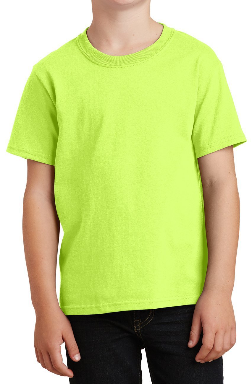 Youth Short Sleeve Soft Classic Core Cotton T-Shirt - Comfortable Casual Wear for Kids, Boys & Girls - Perfect for School, Playdates & Everyday Outfits
