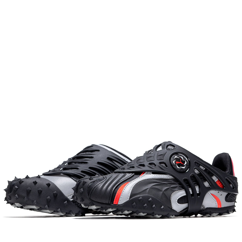 A$AP Rocky x Puma Mostro Gabbia Leather Sneakers - Black/Silver - Streetwear Fashion & Urban Lifestyle Shoes for Men