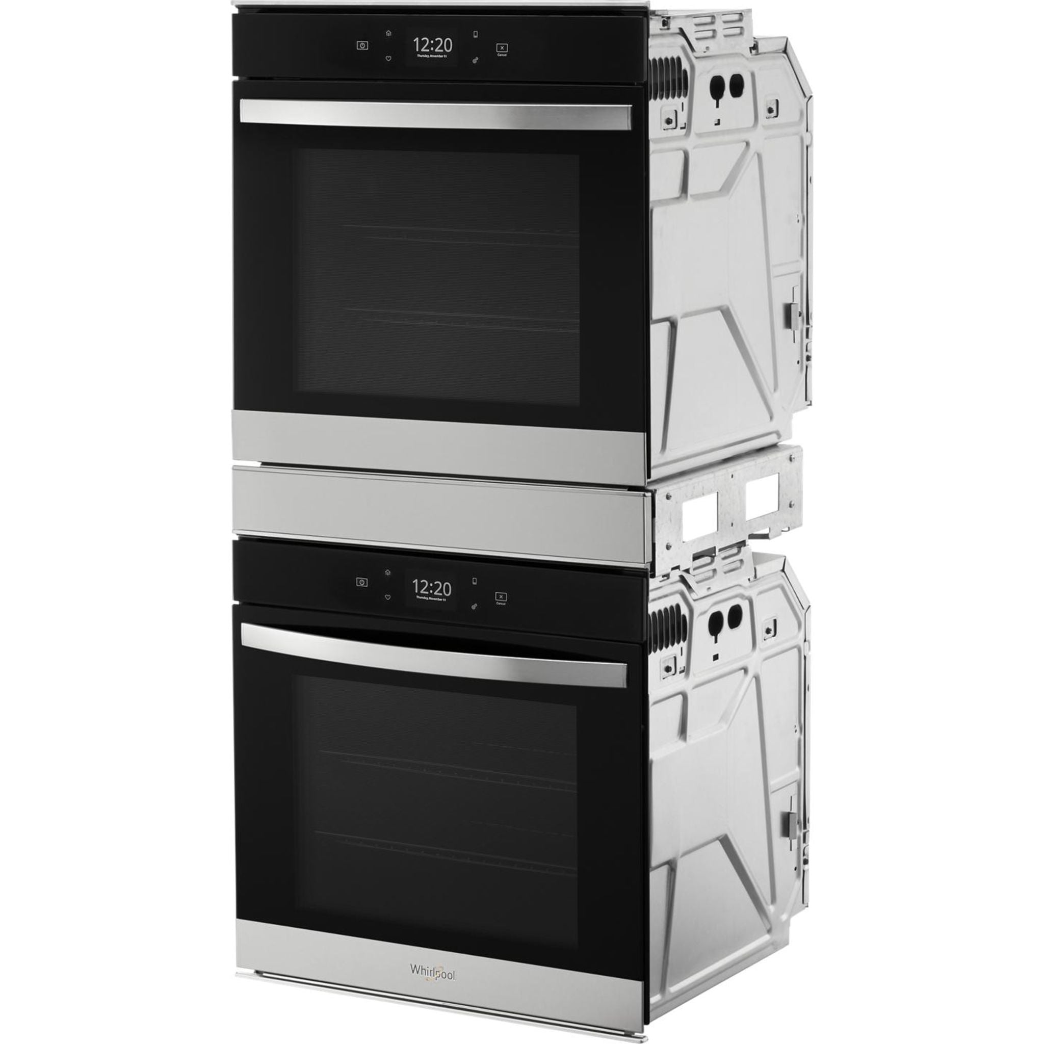 Whirlpool 24 Inch Double Wall Oven with Fingerprint Resistant Stainless Steel (Model WOD52ES4MZ) - Perfect for Modern Kitchens, Baking, and Family Cooking