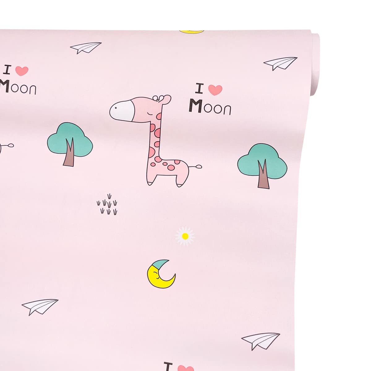 2 Pack Self-Adhesive Pink Shelf Liners - Non-Slip Drawer Liner Paper for Furniture Protection, 17.7 Inch Wide - Perfect for Kids' Learning Desk, Kitchen Cabinets & Storage Bins Organization