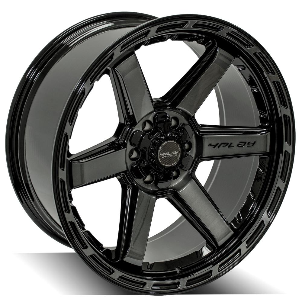 4Play Gen3 4P63 Gloss Black Wheels 22x10.0 18
