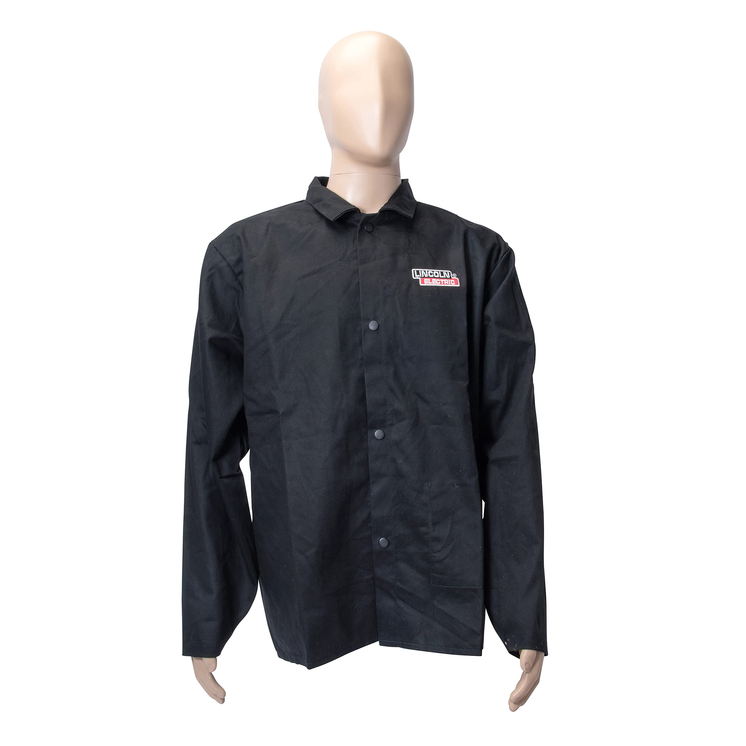 Lincoln Electric Long Sleeve Work Shirt - Durable Flame-Resistant Welding Shirt for Men - Ideal for Metalworking, Construction & Industrial Safety Work