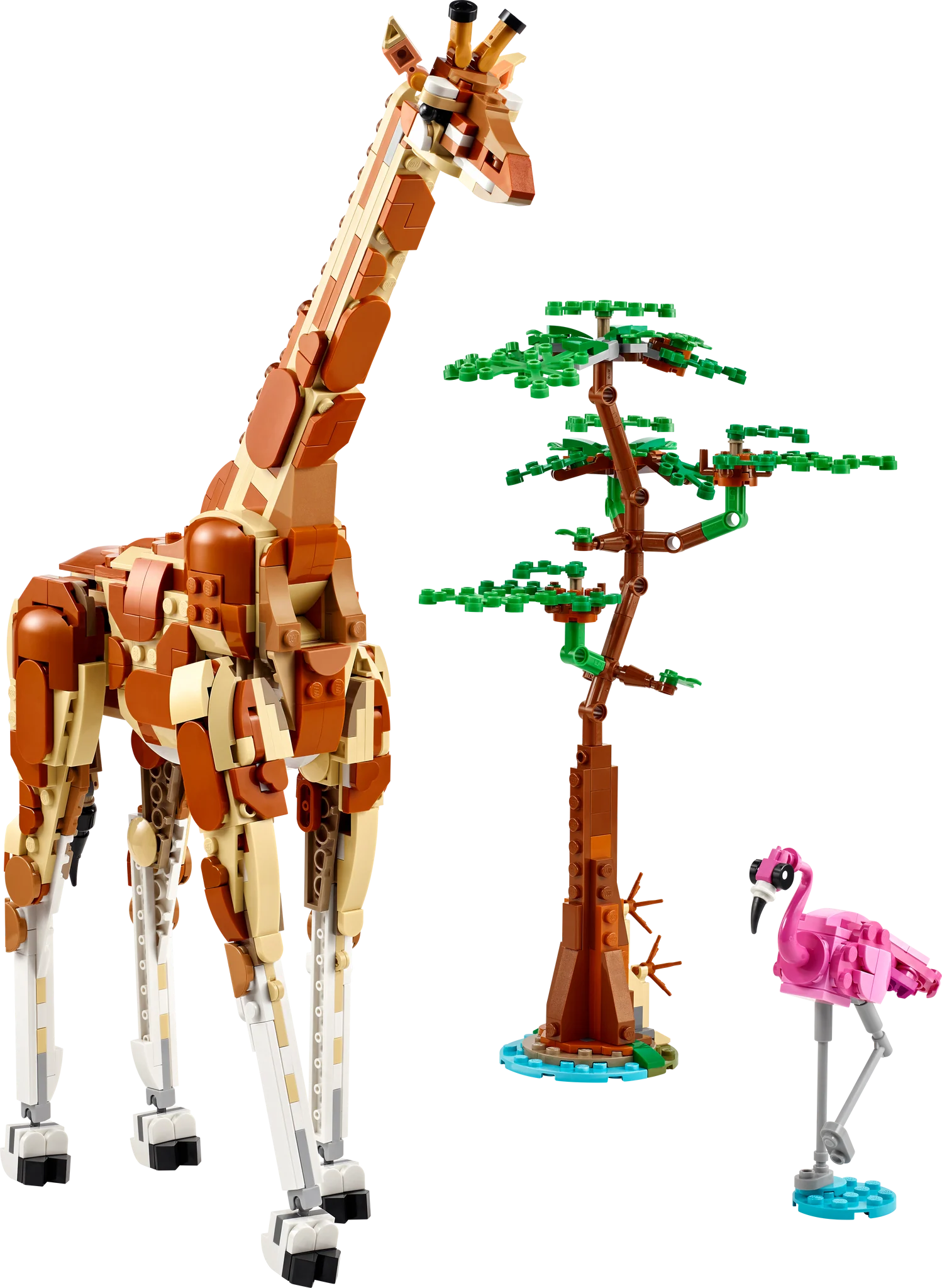 LEGO® Creator™ Wild Safari Animals Building Kit - Lion, Elephant, Giraffe - Creative STEM Toy for Kids & Adults - Perfect for Playtime, Gift Giving & Home Decor