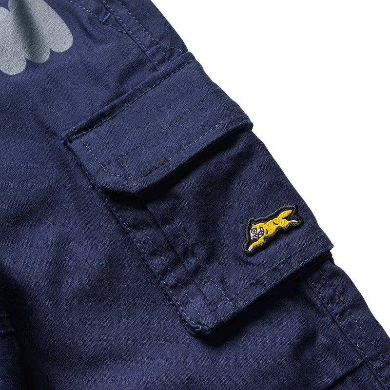 Kids Ice Cream Bubble Cargo Pants with Navy Blazer - Stylish Playwear for Boys & Girls - Perfect for Playdates, School & Outdoor Adventures
