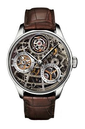 IWC Portuguese Tourbillon Mystere Skeleton Platinum Men's Luxury Watch - Perfect for Business Meetings, Formal Events & Watch Collectors