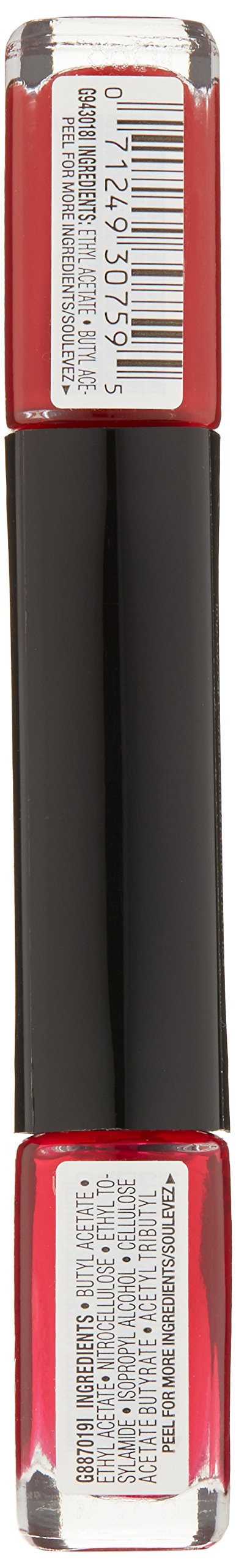 L'Oréal Paris Infallible Long-Lasting Nail Polish - Vibrant Red, 0.34 Fl Oz - Chip-Resistant Formula for Salon-Quality Manicures at Home | Perfect for Parties, Weddings & Everyday Wear