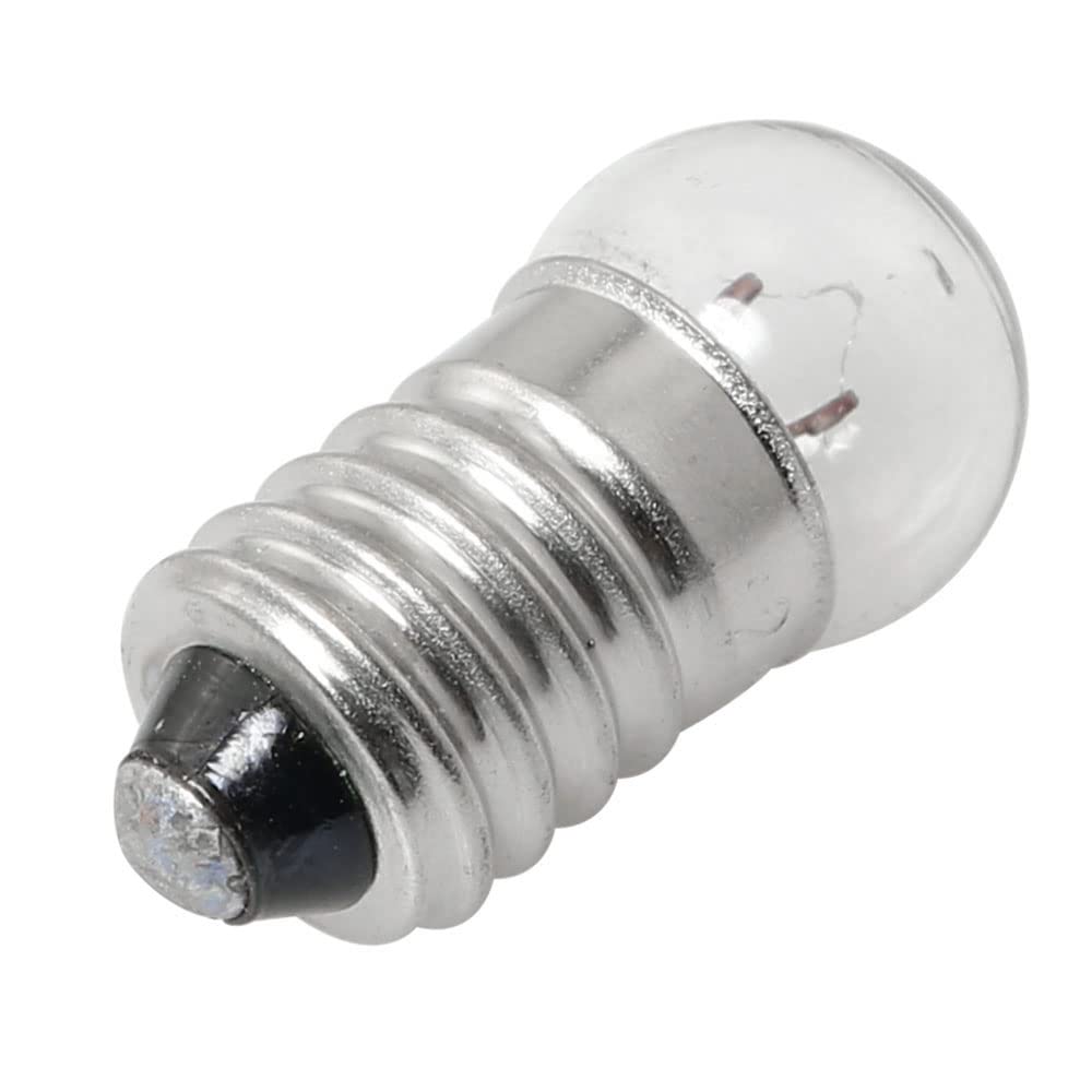 10 Pairs E10 LED Bulbs with Socket Base - 3.8V 0.3A Small Light Bulb Holders for Home Electrical Experiments, Circuit Testing & DIY Projects - Perfect for Science Kits, Model Trains & Holiday Decorations